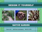 Design it Yourself Native Garden presentation page 1